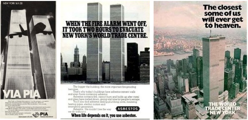 Foreboding ads featuring the World Trade Center / Boing Boing
